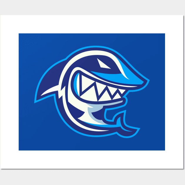 Shark Wall Art by Johnitees